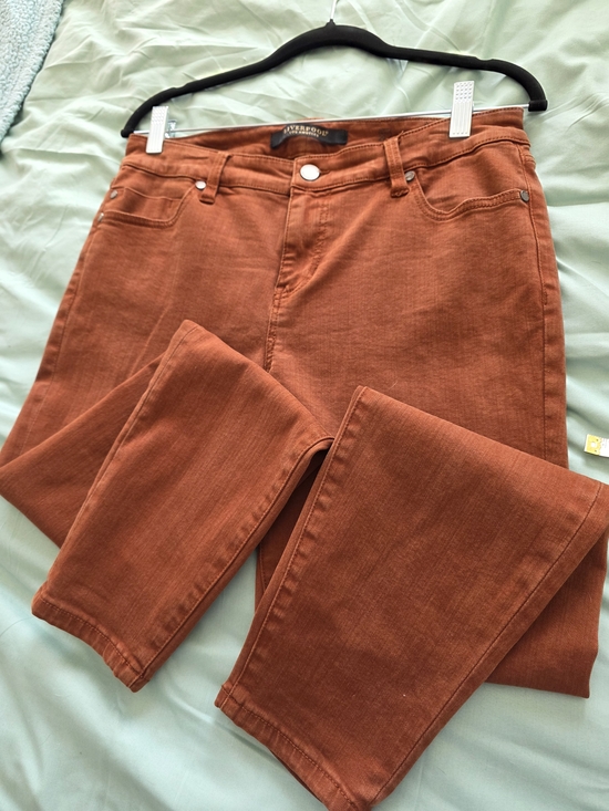 Liverpool High-Rise Skinny Jeans in Rust - Picture 5 of 8